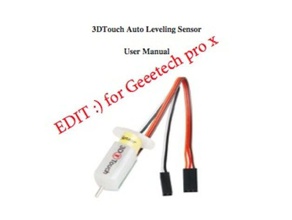 3d sensor de toque geeetech pro x A impressão testes 3d print model - Mito3D