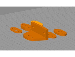 d-bot bltouch montieren 3d Drucker Zubehör autobedleveling bl-touch dbot 3d print model - Mito3D