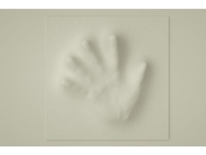 hand pushing through wall art 3d print model - Mito3D