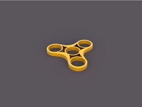 fidget triplo giratório brinquedos & games 608 rolamento zz surpreendente design incrível render bronze cubo fidgetspinner fusão 360 ouro mão spinner spinners 3d print model - Mito3D