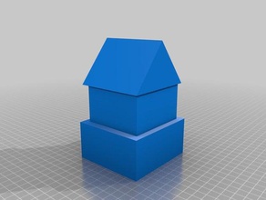 casa de muñecas modelo no real juguete La impresión en 3d 3d print model - Mito3D