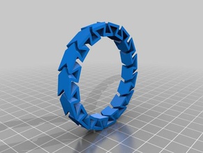 pulseira de personalizador v2 pulseiras filamentos flexíveis 3d print model - Mito3D