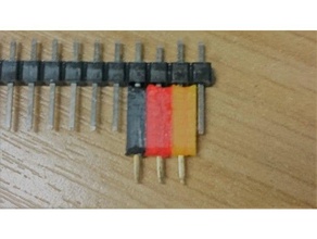 weiblich-header - Elektronik arduino buildbase header pin-Anschluss pin-header veroboard 3d print model - Mito3D