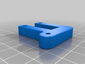 reinforced y belt tension arm 3d printer parts y-belt-holder 3d print model - Mito3D