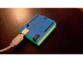 arduino uno screwless snug case electronics slim 3d print model - Mito3D