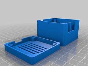 compacto, seguro de laranja pi zero caso w ventilação eletrônica orangepi 3d print model - Mito3D