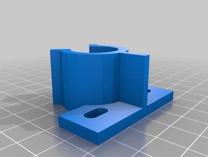 samsonite tabela perna lidar com clip A impressão 3d 3d print model - Mito3D
