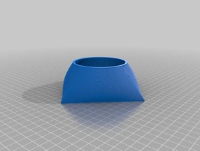 my customized round square connector 2 replacement parts 3d print model - Mito3D