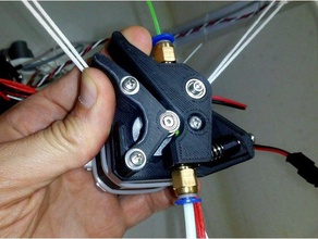 b-struder - bowden extruder 40tgear + u604zz bearing 175 filament 3d printer extruders 3d print model - Mito3D