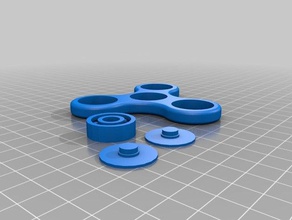 tri-spinner bearing plug included 3d printing 3d print model - Mito3D