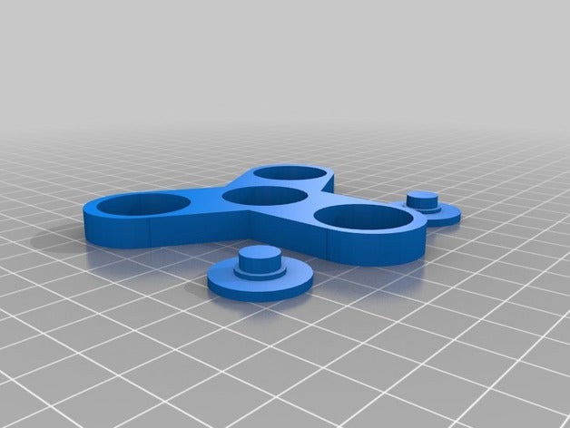 fidget giratório 3 A impressão 3d 3D print model - Mito3D