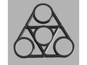Dreieck fidget spinner Spielzeug & Spiele hand zappeln hand-spinner - 3d print model - Mito3D