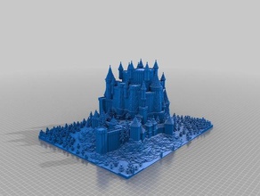 minecraft castle scans & replicas 3d print model - Mito3D