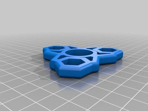 altıgen somunu fidget spinner oyuncaklar ve oyunlar fidgetspinner el 3d print model - Mito3D