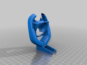radyal fan fang flsun i3 entegre soğutucu kefen 3d yazıcı parçaları 3d print model - Mito3D