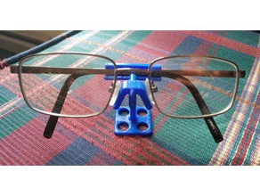 glasses holder customizable organization eyeglasses stand 3d print model - Mito3D