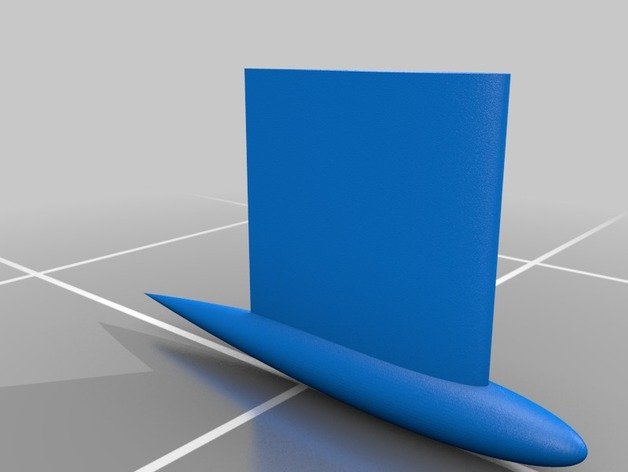 paramétrique quille feuille naca pièces 3D print model - Mito3D