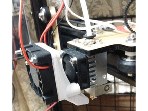 tevo tarantula nozzle fan 3d yazıcı aksesuarları kanalı 3d print model - Mito3D