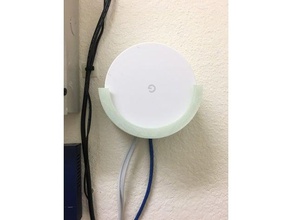 google wifi wall mount mounting bracket 3d print model - Mito3D