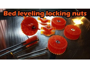 bed leveling-locking nuts 3d Drucker Zubehör cr-10 3d print model - Mito3D