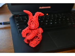 rabbit sculptures 3d print model - Mito3D