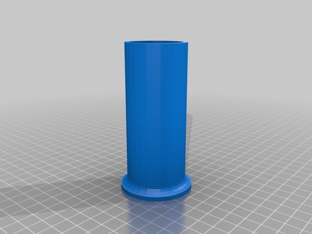 meu personalizados paramétrico tubo flange de montagem do agregado familiar personalizado 3D print model - Mito3D