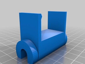 ikea door cable holder computer customized 3d print model - Mito3D