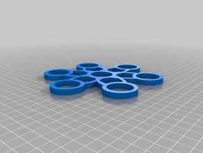 7 portant fidget spinner L'impression 3d main jouet 3d print model - Mito3D