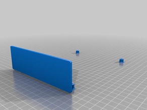 rollerblind caixa de volta eletrônica personalizado 3d print model - Mito3D