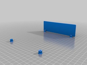 rollerblind parte da frente caixa eletrônica personalizado 3d print model - Mito3D