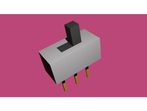 spdt anahtarı elektronik arduino boombox bileşen turuncu pi raspberry rc araba stereo geçin video oyunu 3d print model - Mito3D