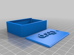 my customized round box lid-chop v2 containers 3d print model - Mito3D