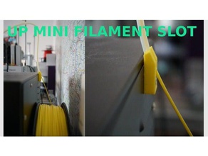up mini filament slot modification 3d printer parts inventor openscad 3d print model - Mito3D