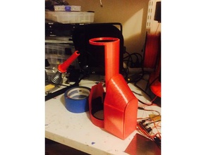 forearm rocket launcher 3d printing cosplay iron man weapon wearable work progress 3d print model - Mito3D