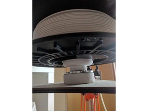 deltaprintr soporte de bobina hdd motor portaherramientas y cajas filamento reprap 3d print model - Mito3D
