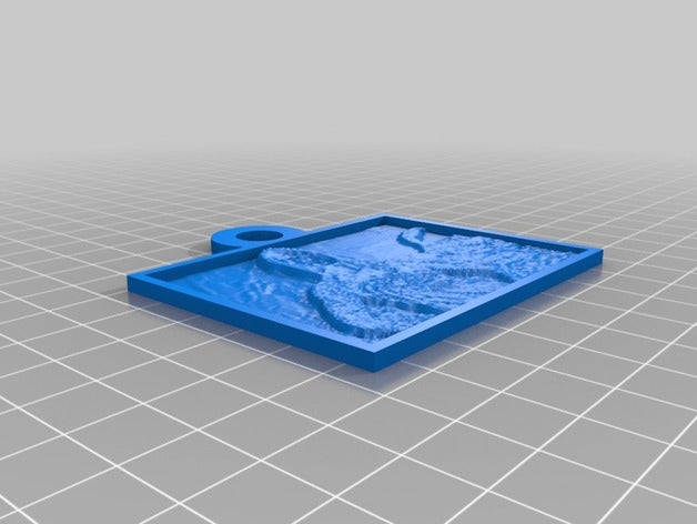 maya simone 2d-Kunst kundengebundene 3D print model - Mito3D