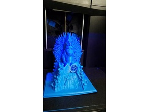 maker gnome iron throne 3d print model - Mito3D