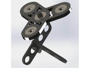 fidget spinner stand di ingegneria mano spiner giocattolo il laser taglio lasercut 3d print model - Mito3D