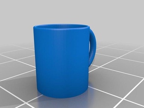 simple tasse les gadgets 3d print model - Mito3D