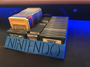 nintendo cartridge holder toy & game accessories 3d print model - Mito3D