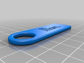mi personalizados personalizado clave chain2 accesorios 3d print model - Mito3D