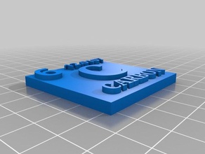 karbon elementi simgesi 3d baskı 3d print model - Mito3D