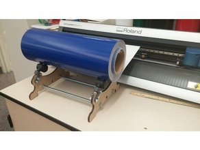 vinyle support de rouleau le bricolage 3d print model - Mito3D