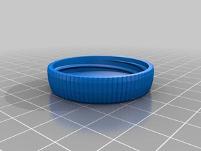 meine angepasste container Rändelmutter Deckel Container kundengebundene 3d print model - Mito3D