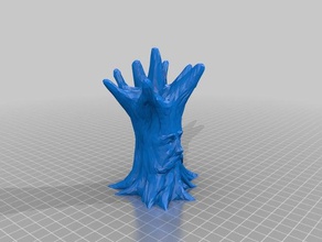 low poly kodama tree models 3d print model - Mito3D