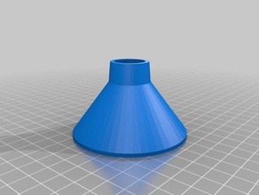 my 2nd customized long neck funnel parametric art tools 3d print model - Mito3D