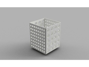 kitchen simple basket 100x100x120mm & dining baskets 3d print model - Mito3D