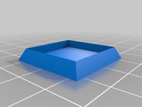 wbattle base carrée adaptateur 20 25mm jeux 3d print model - Mito3D