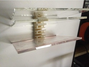 wall rack glass beds v3 3d printer accessories 3d print model - Mito3D
