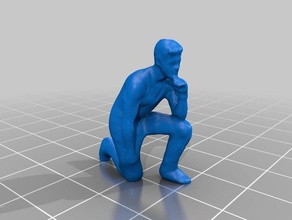 adam 3d scanned people 3d print model - Mito3D